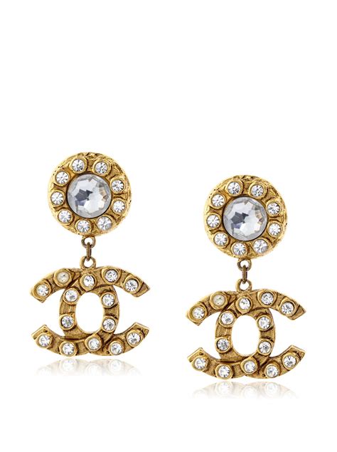 chanel earrings catalogue|chanel symbol earrings.